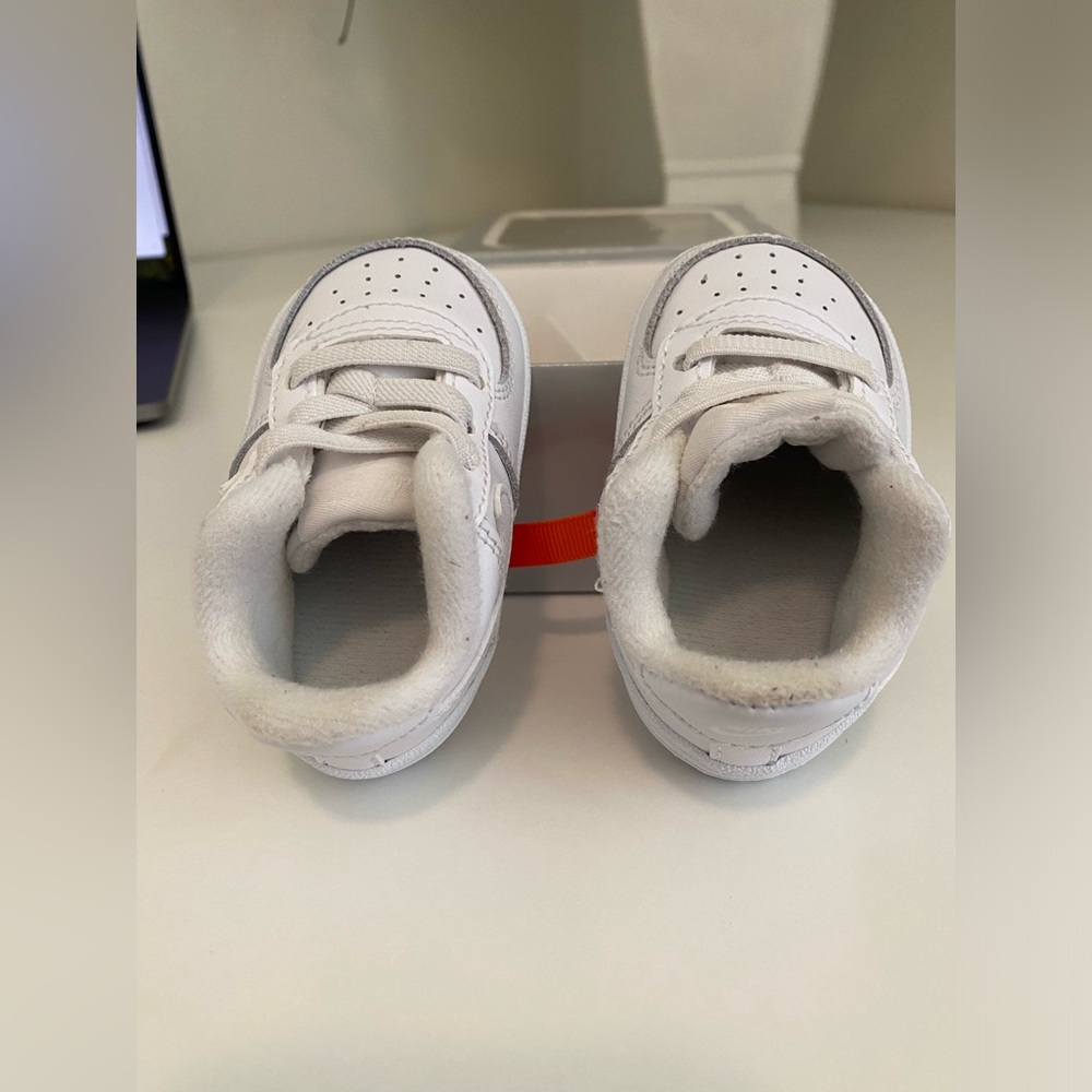 Nike Force 1 Crib, Size 2C, White